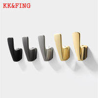 KK&amp;FING 1PC Light Luxury Gold Wall Hanging Single Clothes Hook Bedroom Living Parlor Coat Robe Hook Bathroom Towel Hook Holder