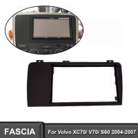 2DIN Car Radio Fascia For 2004-2007 VOLVO XC70/ V70/ S60 Stereo Trim Kit Surround CD Dashboard Panel Audio Frame