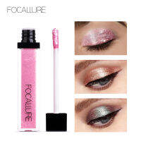 Focallure 10 สีตัวเลือกอายแชโดว์กันน้ำ Liquid ชิมเมอร์ติดทนนาน