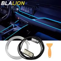 【CC】 BLALION Car Interior Atmosphere Lighting Strip 5V Cold Tube USB Decoration Ambient Lamp