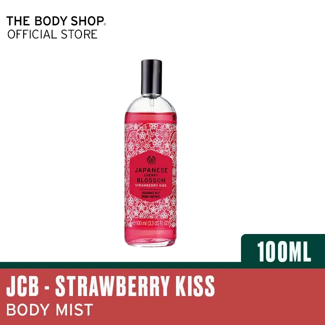 The Body Shop Japanese Cherry Blossom Strawberry Kiss Fragrance Mist 100ML Lazada Indonesia