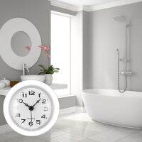 Clock Wall Shower Bathroom Waterproof Suction Hanging Timer Digital Cup Outdoor Silent Clocks Bathticking Non Mini Washroom