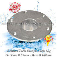 Recessed Table Base for Table Leg