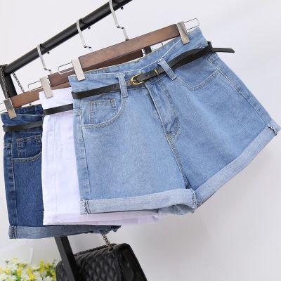 Summer Women Clothing High Waisted Short Jeans Cotton For Female Loose Leg Wide Pants Booty Shorts Denim 2023 New
