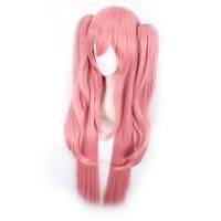 Krul Tepes 100CM Long Straight  Wig Owari No Seraph Of The End Synthetic Hair Anime Cosplay Wig Ponytail Wigs