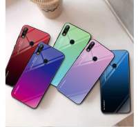 เคสกระจกไล่สี Huawei Y9S Y7-18 Y7pro Y9-19 Nova5T P30lite Y6-19 Y6S Y7-19 Y6P Y7A เคสกระจกสองสีกันกระแทก ขอบนิ่ม