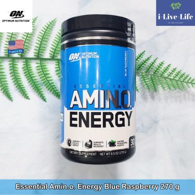 Optimum Nutrition - Essential Amin.o. Energy 270 g กรดอะมิโนจำเป็น ก่อนออกกำลังกาย เพิ่มพลังงาน แบบผง Amino