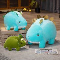 Kawaii นุ่ม T Riceratops เตโกซอรัสของเล่นตุ๊กตาไดโนเสาร์ตุ๊กตายัดไส้ไดโนเสาร์หมอนเด็กเด็กของขวัญวันเกิด