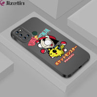 Jizetin เคสใส่โทรศัพท์สำหรับ Realme 7 7 7 5G Realme 7i Realme 7 Pro เคสลายการ์ตูน Pikacu น่ารักเคสใส่โทรศัพท์โทรศัพท์ดีไซน์ฝาครอบกล้องเต็มรูปแบบซิลิโคนนุ่ม TPU เคสกันกระแทกป้องกัน