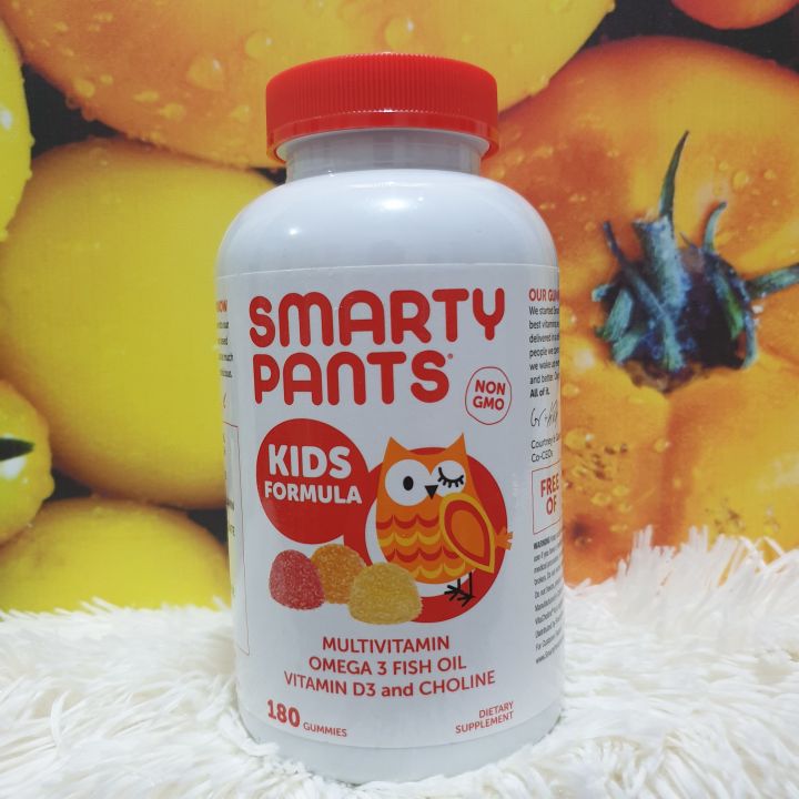 Smarty Pants Kids Formula Multivitamins, Omega3 Fish Oil , Vitamin D3