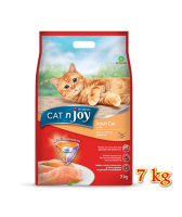 CAT n joy Triple Protection อาหารแมวโต รสแซลมอน 7  kg