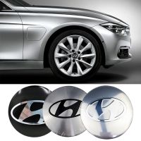 Style car 56mm 4pcs/set Hyundai Car Wheel Hub Caps Stickers Tire Center Cover Mark ABS Decorative Auto Wheel Frame Cover Standard Stickers Rim Cover Decals hui