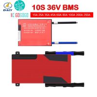 10S 36V แบตเตอรี่ลิเธียมแผ่นป้องกัน BMS สมดุล Lipo Li-ion เซลล์15A 20A 30A 40A 60A 80A 100A 200A 250A EBike สำหรับ DALY Skateboard