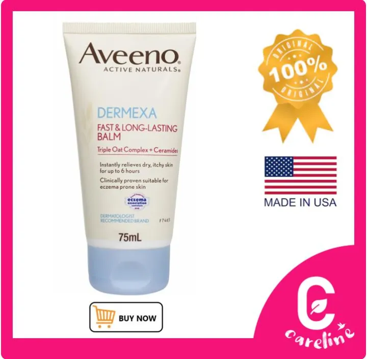 Aveeno Dermexa Fast And Long Lasting Balm 75ml Eczema Lazada 2009