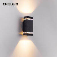 CHILLGIO Outdoor GU10 Wall Lamp Waterproof IP65 Porch Courtyard Aisle Ho Home Deco Exterior Lighting Retro Interior Led Light