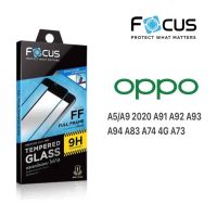 ฟิล์มกระจกเต็มจอ ใส Focus Oppo A74 5G A95 A55  A3s A5s A5 A7 A9 A12 A31 A93 A94  F9 F7 F11Pro Reno2F Reno4 Reno5 Reno6Z