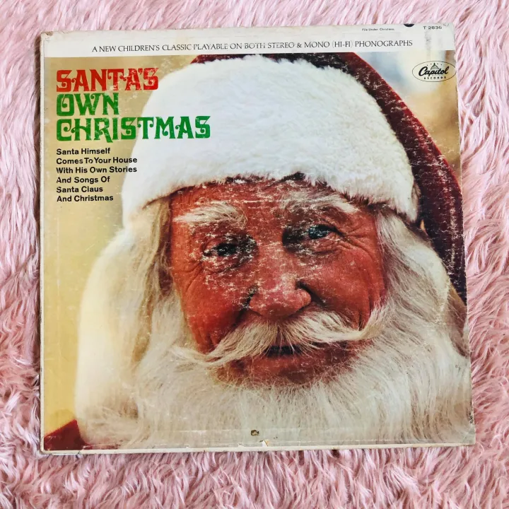 Santa''s Own Christmas LP Record Rare Plaka 33 rpm Lazada PH