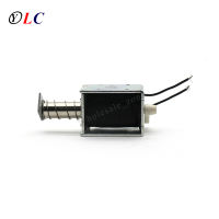 DC 120โวลต์900Ohm 18มิลลิเมตรจังหวะยาวกองทัพแม่เหล็กไฟฟ้า Solenoid กดดึงผ่านประเภทกรอบประเภทแม่เหล็กไฟฟ้า