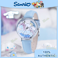 Sanrio นาฬิกา Cinnamoroll สำหรับเด็กหญิงเด็กชายของแท้100% นาฬิกาควอตซ์กันน้ำกันกระแทกน่ารักสำหรับเด็กของขวัญวันเกิดของขวัญคริสต์มาส279