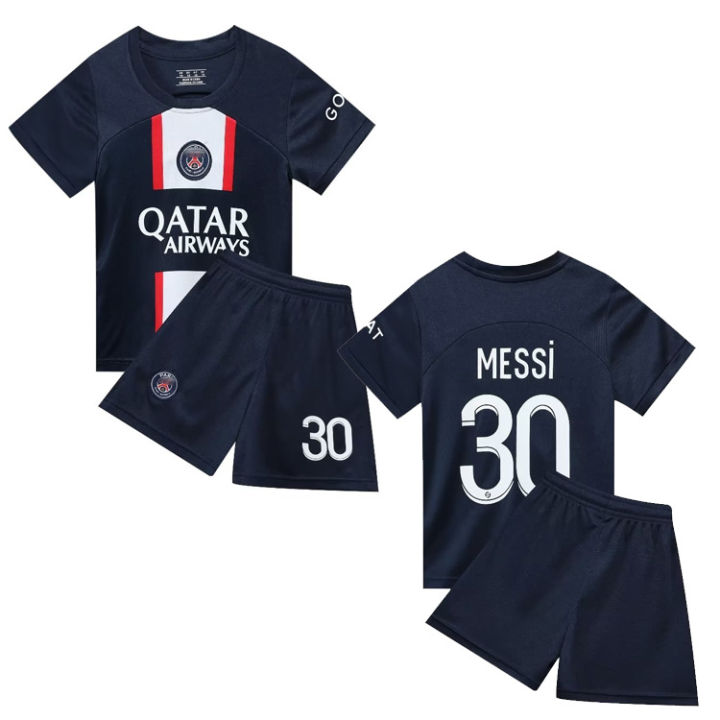 ready-stock-cute-22-23-childrens-set-world-cup-argentina-jersey-home-away-messi-football-tshirt-shorts-kids-suit