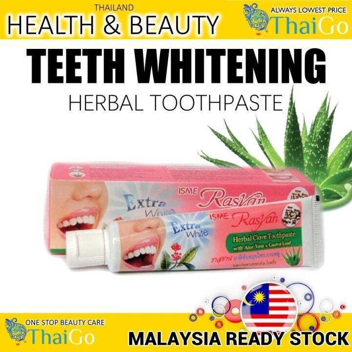 Thailand Rasyan Herbal Clove Natural Herbal Toothpaste 100g Lazada