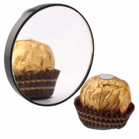 CX157 Portable Round Makeup Mirror with ABS Plastic Shell Pocket Magnifying Cosmetic Mirror