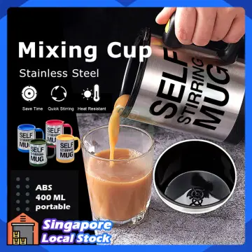 Portable USB Heater Self Stirring Tea Milk Cup Coffee Mug portable