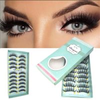 DINGSEN New 10 pairs natural false eyelashes fake lashes long makeup 3d mink lashes extension eyelash mink eyelashes for beauty