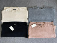 ฤดูหนาว Solid Cole Crawton เสื้อกันหนาว Crewneck เสื้อถักภาพจริงผู้ชายผู้หญิงรุ่น High Street Vintage 1:1 Kintt Pullover