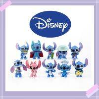 Stitch โมเดลหุ่นแอ็กชันเครื่องประดับตกแต่ง Lilo &amp; Stitch ตุ๊กตารูปตัวอักษรตุ๊กตาของขวัญ