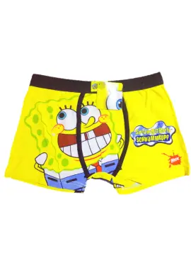 Spongebob Squarepants Boxer Briefs 3-Pack Underwear for Boys Size 4 6 8 10  NWT