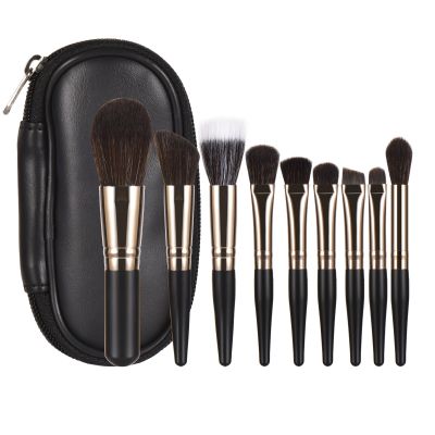 9PCS Mini Makeup brushes set With Bag Portable makeup brush suitable for travel makeup tools Makeup Brushes Sets