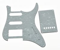 KR- White Pearl Guitar Pickguard w/ Back Plate and Screws fits Yamaha PACIFICA