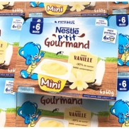 Váng Sữa Nestle Pháp Vị Vani 6m+ Lốc 6 hũ