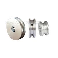 Aluminum alloy single-slot pulley R2.5  U-groove  suitable for 5mm PU round belt  DIY transmission wheel Printing Stamping