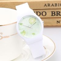 Genuine watch for women simple temperament Japanese style cute lemon fresh junior high school elementary school students children luminous and waterproof 【JYUE】