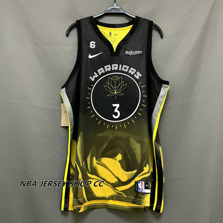 Golden State Warriors 3 Jordan Poole Earned Swingman Yellow 3D Jersey in  2023
