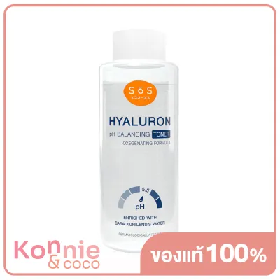 SOS Hyaluron pH Balancing Toner 300ml เอะสึโอเอะสึ โทนเนอร์สูตรไฮยาลูรอน อ่อนโยนแม้ผิวบอบบางแพ้ง่าย