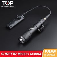 Surefir M600 M600C Tactical Weapon Flashlight M300 M300A MINI Scout Light Dual Function Pressure Switch  Lamp