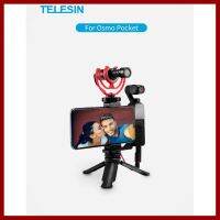 ถูกที่สุด!!! TELESIN OSMO Pocket Phone Holder Set ชุดหนีบจับมือถือเข้ากับ Osmo pocket/ รวมMini Tripod Stand ##กล้องถ่ายรูป ถ่ายภาพ ฟิล์ม อุปกรณ์กล้อง สายชาร์จ แท่นชาร์จ Camera Adapter Battery อะไหล่กล้อง เคส