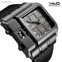 ⌚ นาฬิกา Oulm/o male leisure single strap watch each movement radium hot 3364 big dial quartz