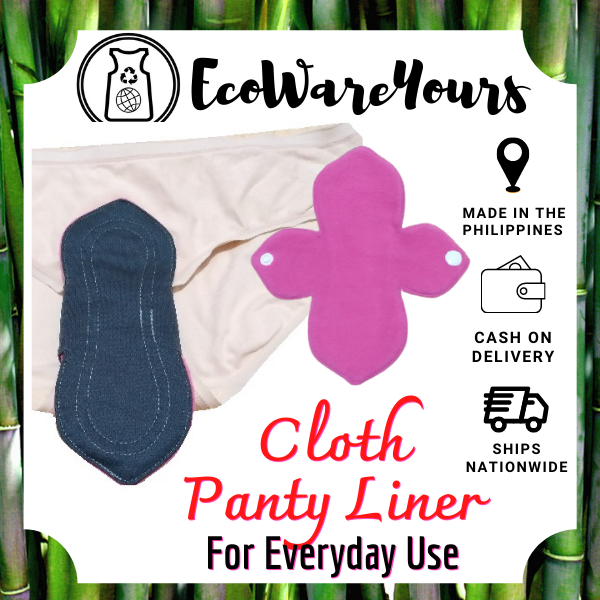 Cloth Panty Liner for Everyday Use Washable Reusable Ecofriendly