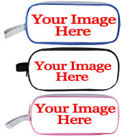 【cw】Customize Your Image Logo Name Cosmetic Cases Pencil Bag Children School Cases Kids Stationary Bag Pencil Makeup Bag