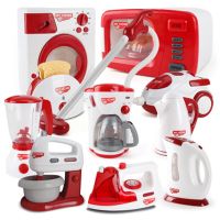 【NOV】 Household Appliances Pretend Play Kitchen Children Toys Coffee Machine Toaster Blender Cooking Educational Learning Toys For kid