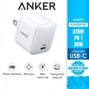 Củ Sạc Anker PowerPort Speed PD 30W - A2017 USB-C