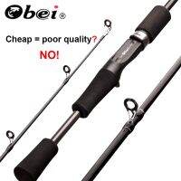 Obee ถนนท่องเที่ยวคันเบ็ดโยนหมุน Jupite Joran Pancing Carbon M/ML 7-21G 1.68M/56 "คันเบ็ดตกปลา