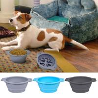 Slow Dog Feeder Bowl Small Cat Food Bowls Silicone Dog Bowl for Small Medium Large Pet Cat Dog Water Food Dish Dishwasher Safe Pets Feeder for Puppy ideal