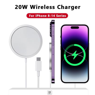 20W Original Magnetic Wireless Chargers For iPhone 14 13 12 11 Pro Max Fast Charging For Apple AirPods XS Max XR 8 Plus Charger