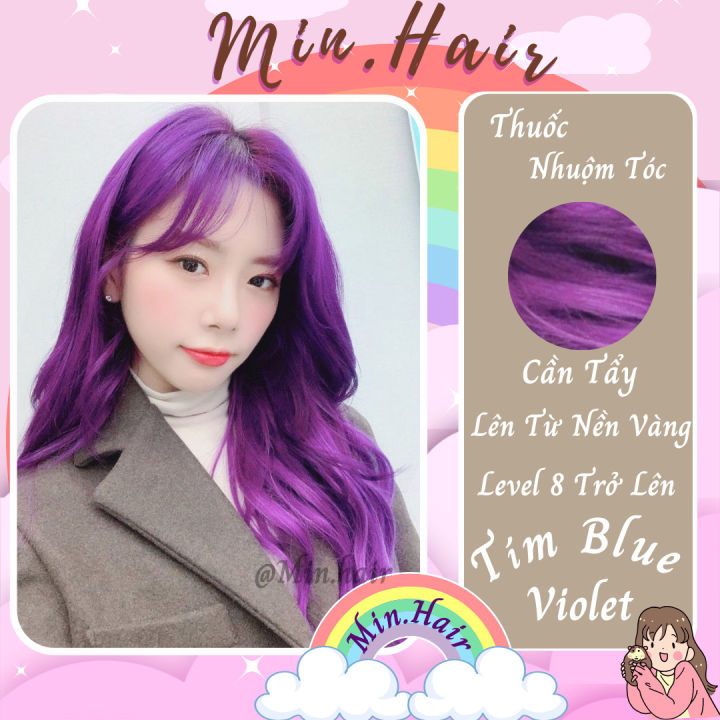 Đắm mình trong màu tím violet của mái tóc, bạn sẽ cảm thấy như trong một tràng màu sắc vô tận. Tóc tím không chỉ là một xu hướng mới, mà còn là một cách để tô điểm cho phong cách cá nhân của bạn. Hãy cùng chúng tôi chiêm ngưỡng những hình ảnh về mái tóc tím violet đầy quyến rũ.