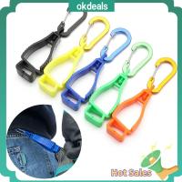 OKDEALS 2Pcs พกพาสะดวก Grabber อุปกรณ์เครื่องมือ แรงงานทำงานหนีบ ยามแขวน คลิปถุงมือ คลิปจับถุงมือ